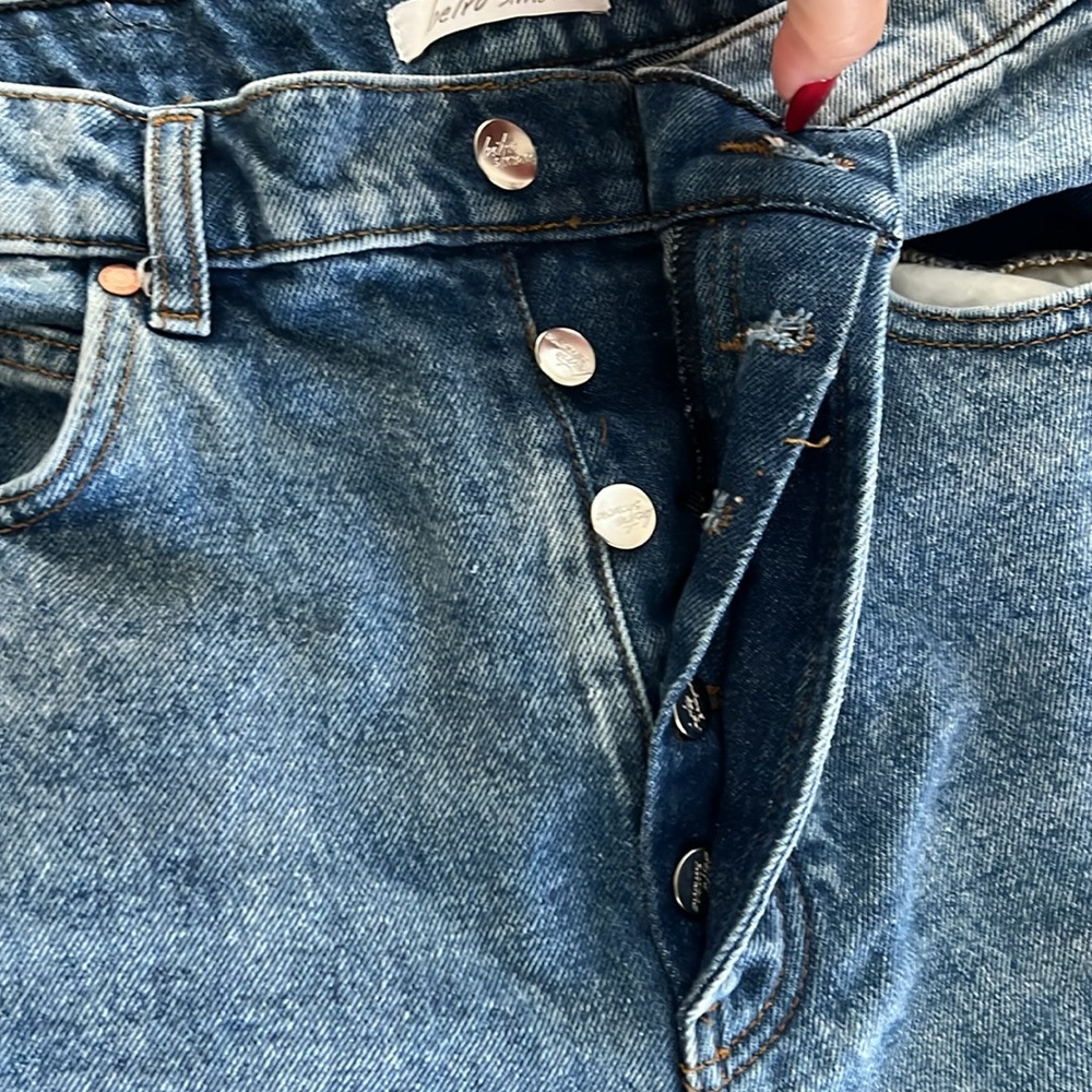 Betro Simone high rise button fly jean size 30 - Picture 6 of 10